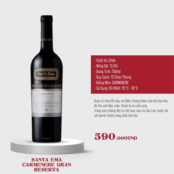 Santa ema carmenere gran reserva